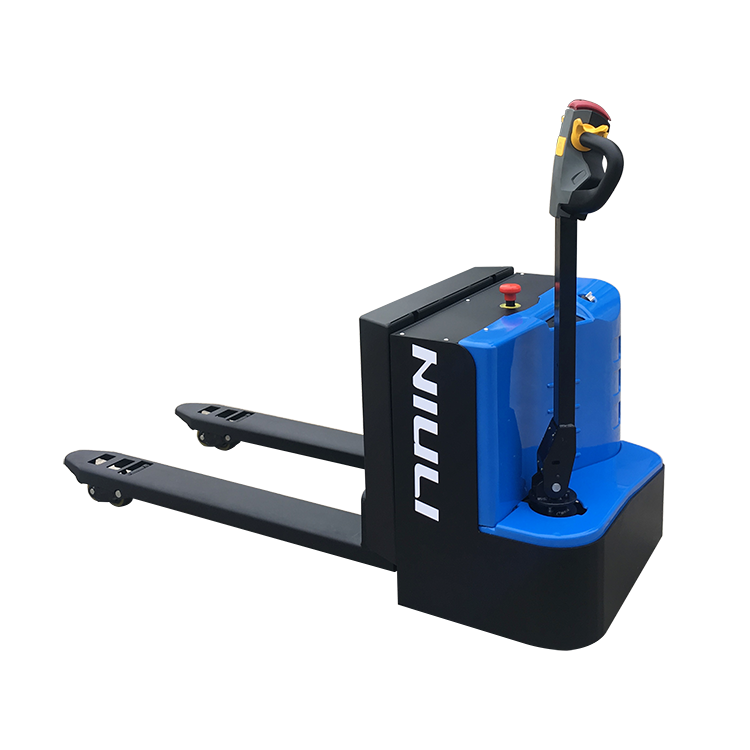 NIULI Hydraulic Automatic Con Bateria Autopropulsada Peatonal Walkie Horquilla Corta Transpaleta Electrica Transpaleta