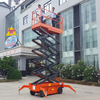 Plataforma de trabajo aéreo NIULI 8m 10m 12m Elevador de tijera Elevador hidráulico móvil Mesa elevadora de tijera