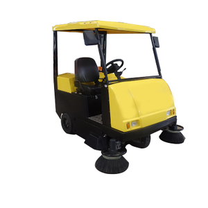 NIULI Outdoor Street Electric Power Cepillo giratorio Ride on Seat Type Road Leaf Dust Limpieza de basura Barredora de piso