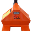 NIULI China Outdoor 5 Ton Trolley Jack 50 Fork Lift Precio Manual Gato hidráulico Transpaleta manual