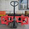 NIULI gran oferta 1000kg 1250kg manual hidráulico transpaleta todoterreno