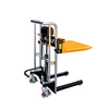 Carretillas elevadoras de mano pequeñas NIULI, apilador de palets manual portátil de capacidad de 400 KG, apilador de palets hidráulico